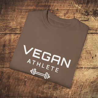 Vegan Athlete Garment-Dyed T-shirt Printify