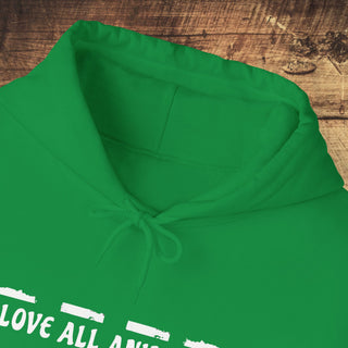 Love All Animals Heavy Blend™ Hooded Sweatshirt Printify