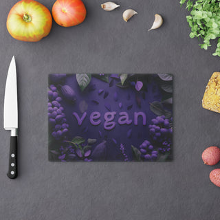 Vegan Tempered Glass Cutting Board Printify