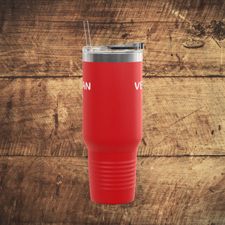 Vegan Heart Insulated Travel Mug, 40oz