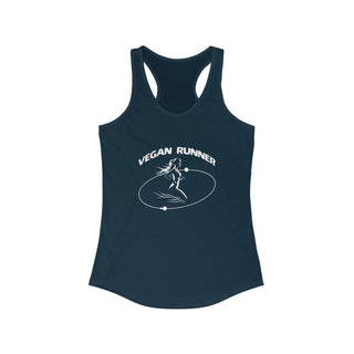 Vegan Runner Women's Ideal Racerback Tank Printify