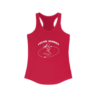 Vegan Runner Women's Ideal Racerback Tank Printify