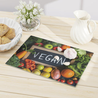 Vegan Tempered Glass Cutting Board Printify