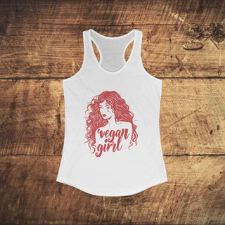 Vegan Girl Women's Ideal Racerback Tank Printify