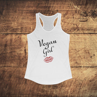 Vegan Girl Women's Ideal Racerback Tank Printify