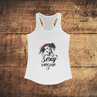 Vegan Girl Women's Ideal Racerback Tank Printify