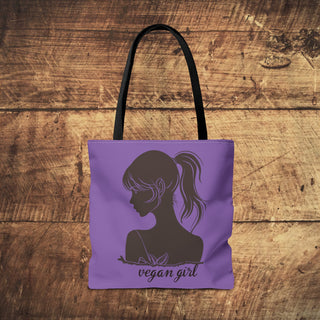 Vegan Girl Tote Bag Printify