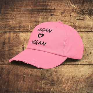 Vegan Unisex Distressed Cap Printify