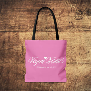 Vegan Virtues Tote Bag Printify