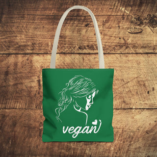 Vegan Girl Tote Bag Printify