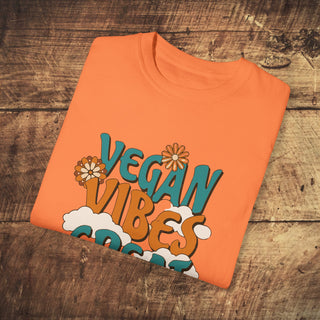 Vegan Vibes Garment-Dyed T-shirt Printify