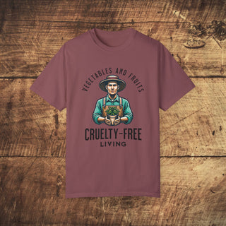 Cruelty-Free Living  Garment-Dyed T-shirt Printify