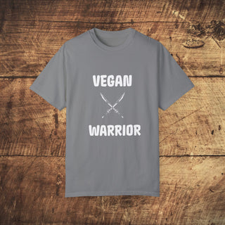 Vegan Warrior Garment-Dyed T-shirt Printify