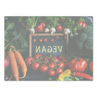 Vegan Tempered Glass Cutting Board Printify