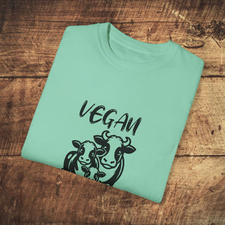 Vegan For The Animals Unisex Garment-Dyed T-shirt