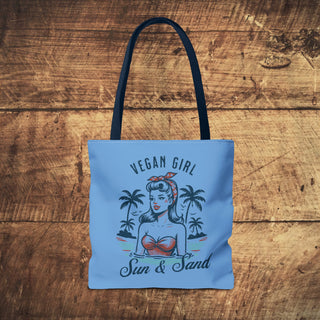 Vegan Girl Tote Bag Printify