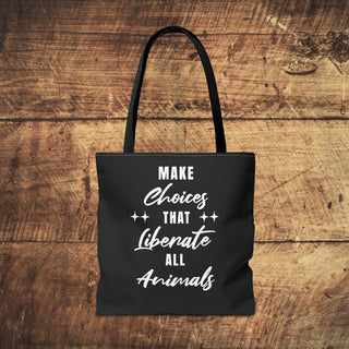 Make Choices Tote Bag Printify