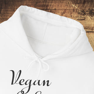 Vegan Girl Heavy Blend™ Hooded Sweatshirt Printify