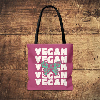 Vegan Butterfly Tote Bag Printify