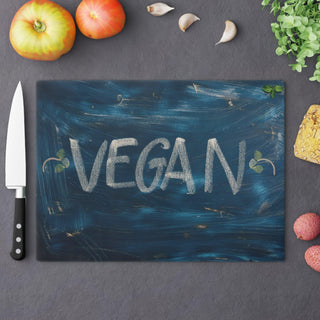 Vegan Tempered Glass Cutting Board Printify