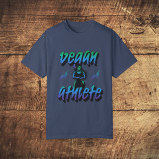 Vegan Athlete Garment-Dyed T-shirt Printify