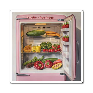 Cruelty-Free Fridge Magnet Printify