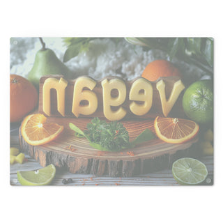 Vegan Tempered Glass Cutting Board Printify