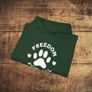 Freedom For All Heavy Blend™ Hooded Sweatshirt Printify