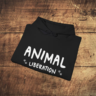 Animal Liberation Heavy Blend™ Hooded Sweatshirt Printify