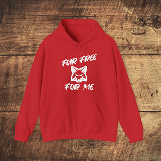 Fur Free For Me Heavy Blend™ Hooded Sweatshirt Printify