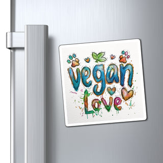 Vegan Love Magnet Printify