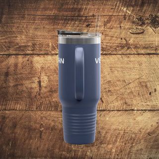 Vegan Heart Insulated Travel Mug, 40oz