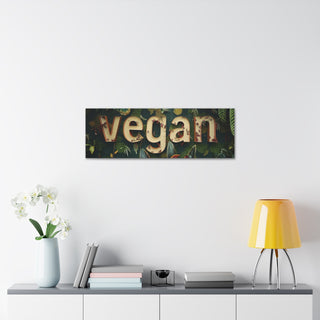 Vegan Classic Stretched Canvas Printify