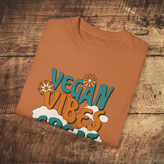 Vegan Vibes Garment-Dyed T-shirt Printify