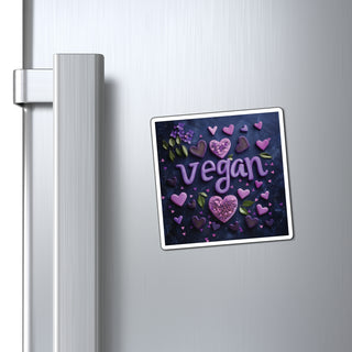 Colorful Hearts Magnet Printify