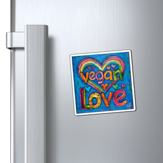 Vegan Love Magnet Printify