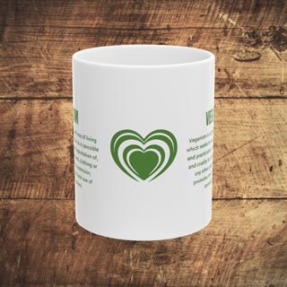 Veganism Coffee Mug, 11oz Printify