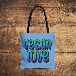 Vegan Love Tote Bag Printify