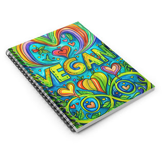 Vegan Spiral Notebook - Ruled Line Printify