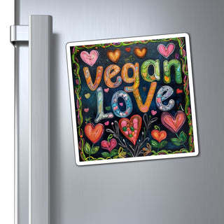 Vegan Love Magnet Printify