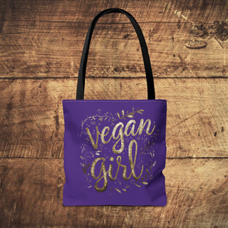 Vegan Girl Tote Bag Printify