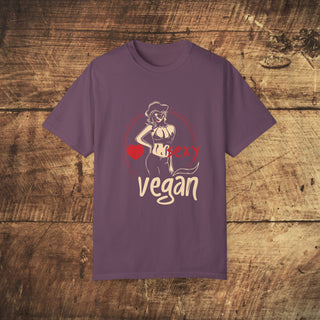 Sexy Vegan Garment-Dyed T-shirt Printify