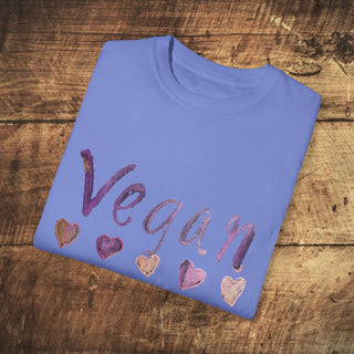 Vegan Hearts T-shirt Printify