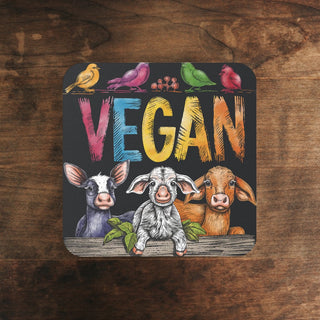 Vegan Cork Back Coaster Printify