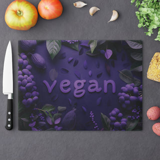 Vegan Tempered Glass Cutting Board Printify