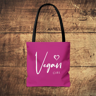 Vegan Girl Tote Bag Printify