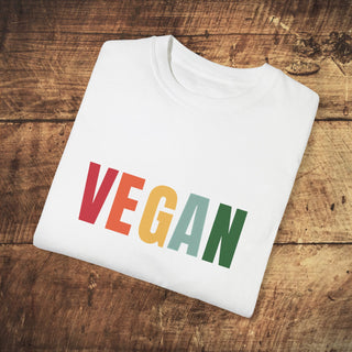 Vegan Garment-Dyed T-shirt Printify