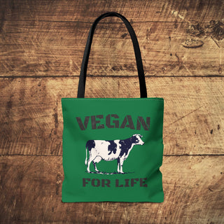 Vegan For Life Tote Bag Printify