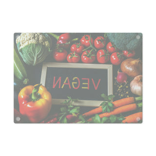 Vegan Tempered Glass Cutting Board Printify