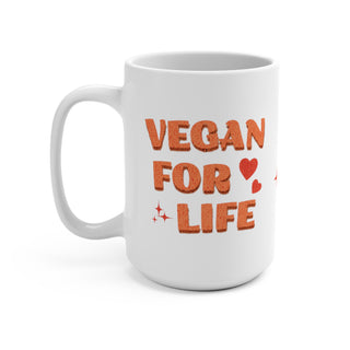 Vegan For Life Coffee Mug 15oz Printify